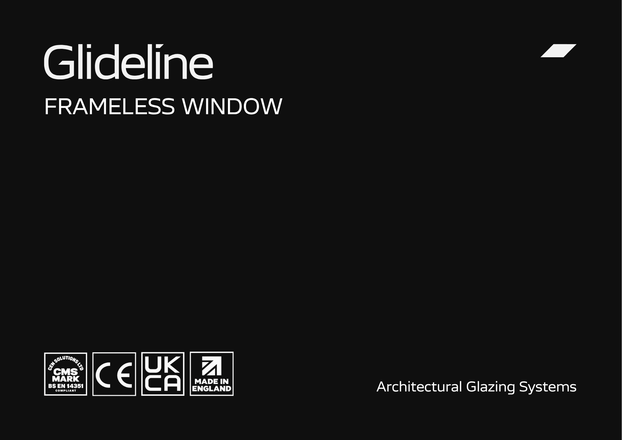 Frameless Windows brochure cover
