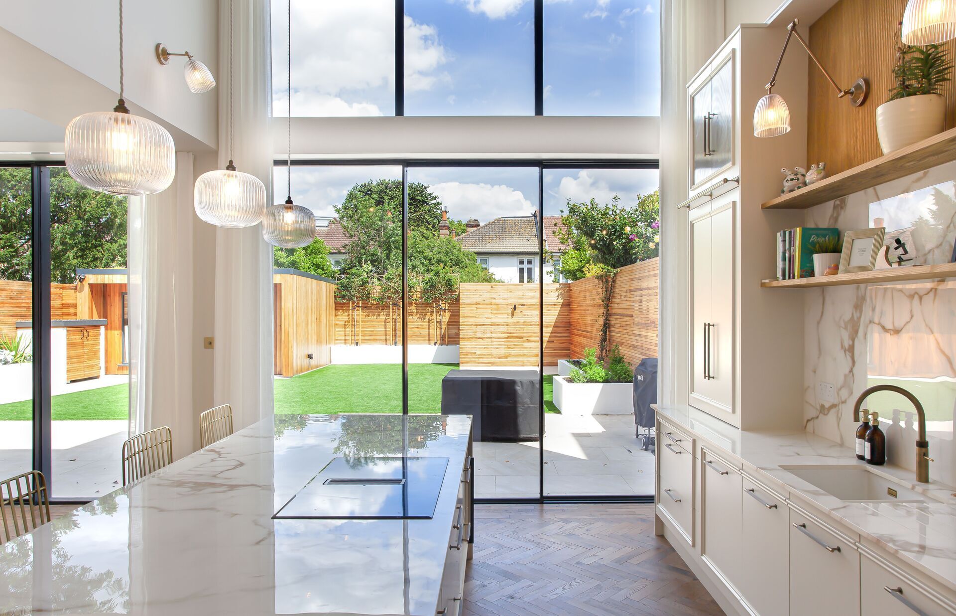 Glideline architectural glazing installed in a contemporary project